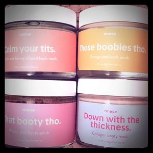 SOLD Anese Boobie scrub and cream set only